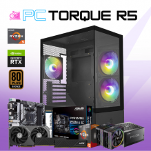 PC TORQUE R5 / AMD RYZEN 5 5500X3D / RTX 5060 / 32GB RAM / 1TB SSD M.2 NVME / DISIPADOR DE TORRE DOBLE FAN/ FUENTE 650W 80+ BRONZE / WIFI Y BLUETOOTH / W11 PRO / PROMOCION