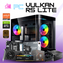 PC VULKAN R5 LITE / RYZEN 5 8400F / RTX 5060 / 16GB RAM DDR5 / 1TB SSD NVME / DISIPADOR DE STOCK / FUENTE 650W 80+ BRONZE / W11 PRO / PROMOCION