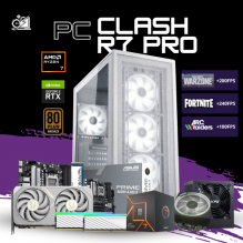 PC CLASH R7 PRO / AMD RYZEN 7 7700 / RTX 5060 TI 16G / 32GB RAM DDR5 / 1TB SSD NVME / FUENTE 700W 80+ BRONZE / W11 PRO / PROMOCION