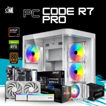 PC CODE R7 PRO / AMD RYZEN 7 5700X / RTX 5060 TI 16GB / 32GB RAM / 1TB SSD NVME / DISIPADOR DE TORRE DOBEL FAN / FUENTE 650W 80+ BRONZE / W11 PRO / PROMOCION 