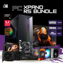 PC XPAND R5 BUNDLE / AMD RYZEN 5 5500 / RADEON RX 7600 / 16GB RAM / 500GB SSD NVME / FUENTE 650W 80+ BRONZE/ DISIPADOR DE TORRE ARGB / MONITOR 3.8" 144HZ 1MS /  W11 PRO / PROMOCION