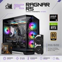 PC RAGNAR R5 / AMD RYZEN 5 9600X / RTX 5060 / 24GB RAM DDR5 / 1TB SSD NVME / ENFRIAMIENTO LIQUIDO 240MM / FUENTE 850W 80+ GOLD / W11 PRO / PROMOCION