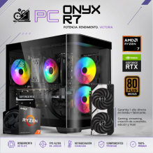 PC ONYX R7 / AMD RYZEN 7 5700 / RTX 5060 / 16GB RAM / 1TB SSD NVME / DISIPADOR DE TORRE 120MM / FUENTE 650W 80+ BRONZE / WIFI Y BT / W11 PRO / PROMOCION