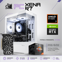 PC XENA R7 / AMD RYZEN 7 5700 / RTX 3050 / 16GB RAM / 1TB SSD NVME / DISIPADOR DE TORRE / 650W 80+ BRONZE / W11 PRO / PROMOCION