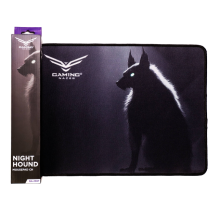 Mousepad Gaming Naceb NA-2697 Night Hound 12.2 x 9.4 pulgadas, Superficie Antideslizante, Alta Precisi&oacute;n