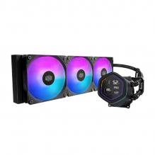 Enfriamiento L&iacute;quido Cooler Master MASTERLIQUID CORE NEX DIGITAL 360 Black / 360 mm / Pantalla LED 2.1" / AM5 / AM4 / LGA1851 / 1700 / 1200 / 115x / ARGB / Negro / MLX-D36M-A18PA-RD
