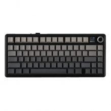 Teclado Mecanico Gamer AULA F75 MAX / 75% / 80 keys / Bluetooth 5.0 / Gasket Mounted / TFT Screen / RGB / Bateria 4000mAh / Negro