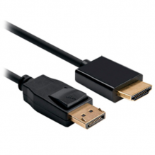 Clabe Display Port a HDMI V1.2 / 1.8 Metros / DP 1.2 / HDMI 1.4 / 4K 1080P / Audio 7.1