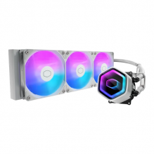 Enfriamiento L&iacute;quido Cooler Master MasterLiquid 360 Core II / ARGB / 3x120mm / Hasta 1750RPM / Blanco 