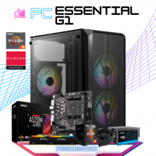 PC ESSENTIAL G1 / AMD RYZEN 5 5600GT / 16GB RAM / 500GB SSD M.2 NVME / RADEON VEGA 7 GRAPHICS / 500W / PROMOCION