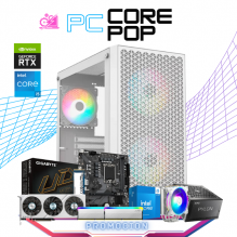 PC CORE POP / INTEL CORE I5-13400F / RTX 4060 TI / 16GB RAM / 1TB SSD M.2 NVME / DISIPADOR DE TORRE ARGB / FUENTE 650W 80+ BRONZE / LICENCIA W10 PRO DE REGALO / PROMOCION